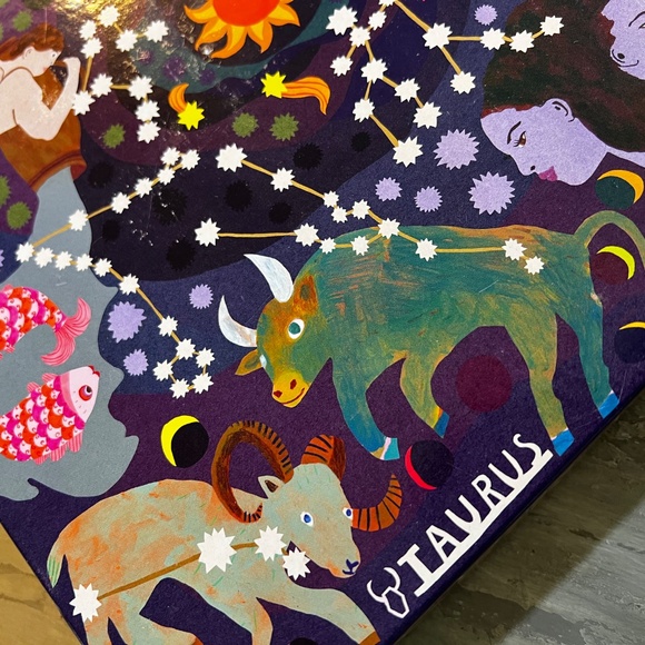 EUC [eeBoo] Zodiac + 1000 Piece & Love | GLOWS IN DARK | Jigsaw Puzzle + Poster - Picture 7 of 14